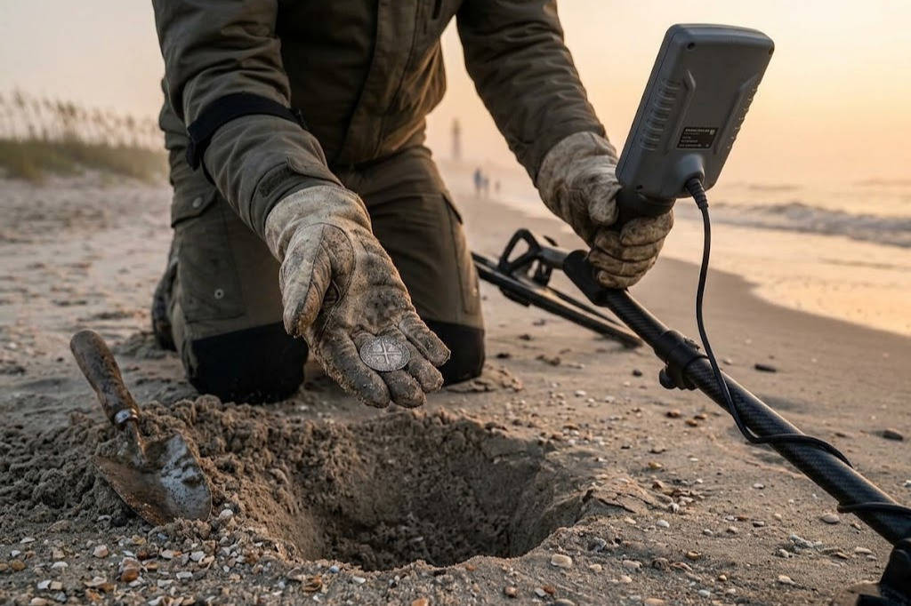 Finding ancient coins with the nokta legend 2 metal detector