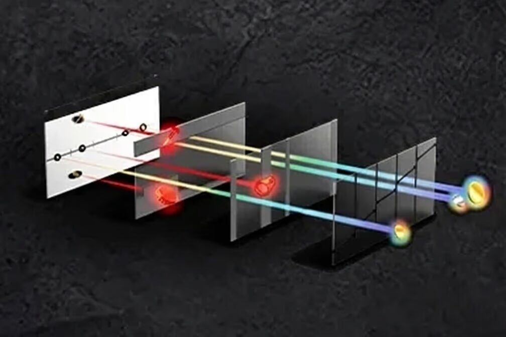 Close-up of Minelab Manticore color LCD screen showing 2D target identification map with ferrous and conductivity axes for metal detecting accuracy