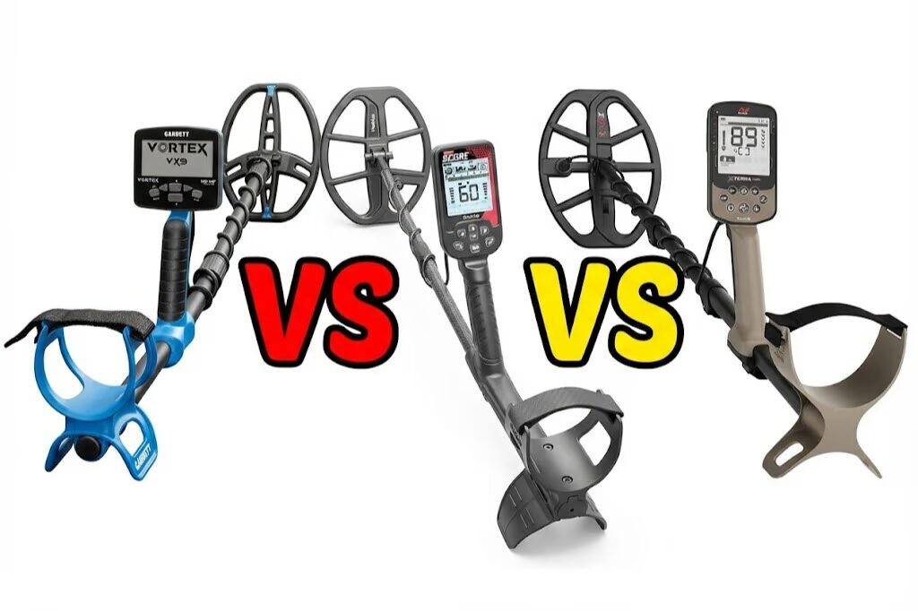 Minelab Xterra vs Nokta triple score vs Garrett Vortex