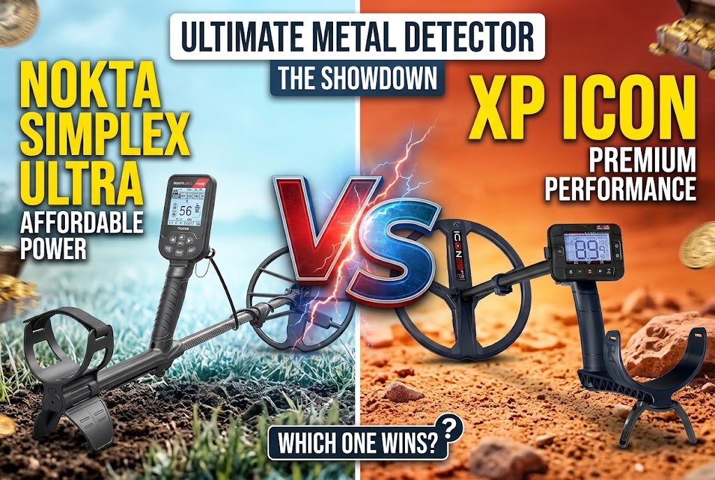 XP Icon vs nokta simplex ultra