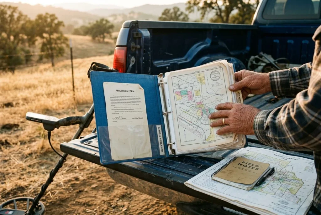 Building a Metal Detecting Research Binder