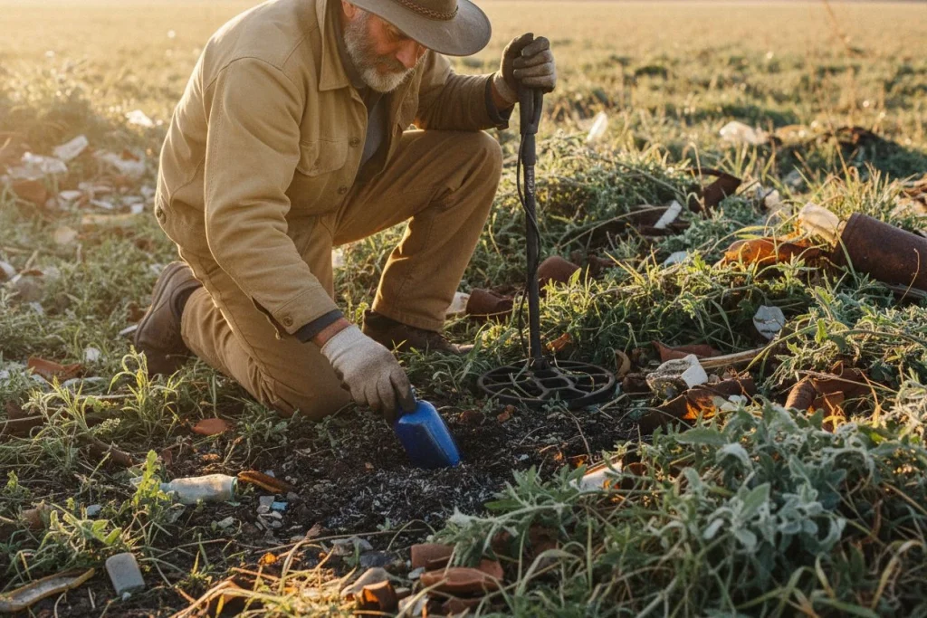 Find Hidden Treasure Using Old Dump Sites Metal Detecting