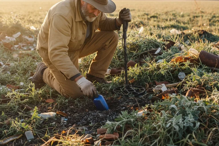 Find Hidden Treasure Using Old Dump Sites Metal Detecting