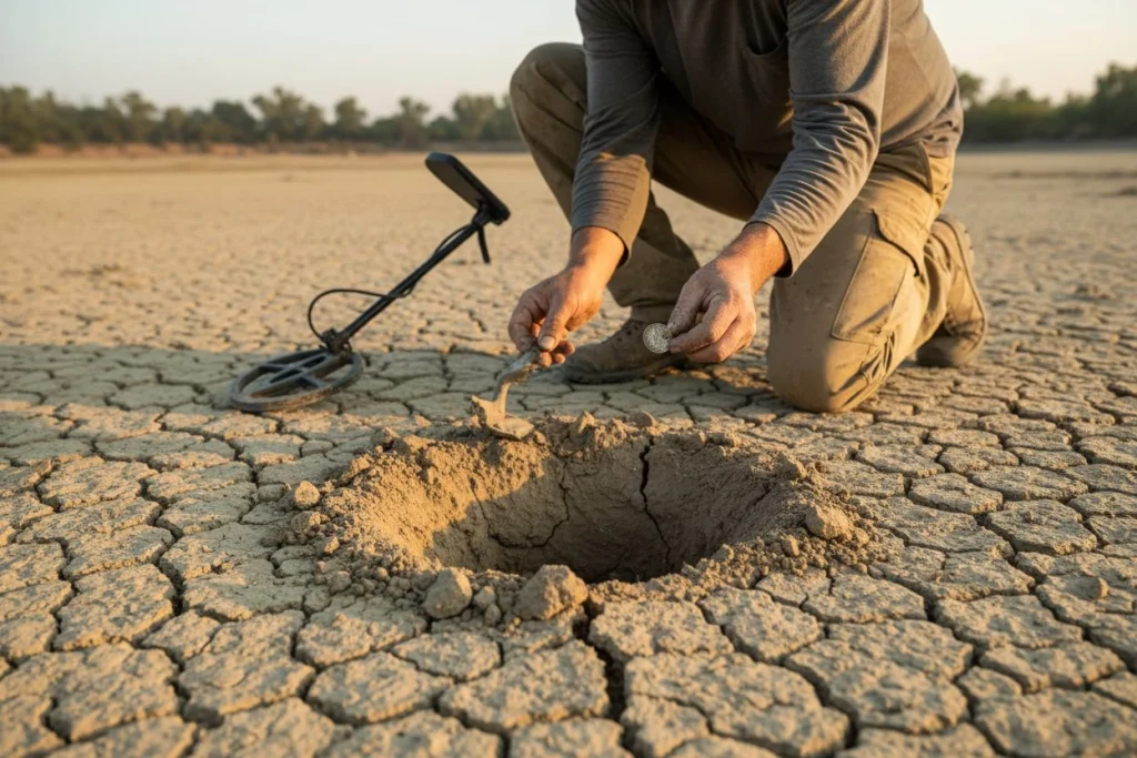 The hidden advantage of metal detecting after drought